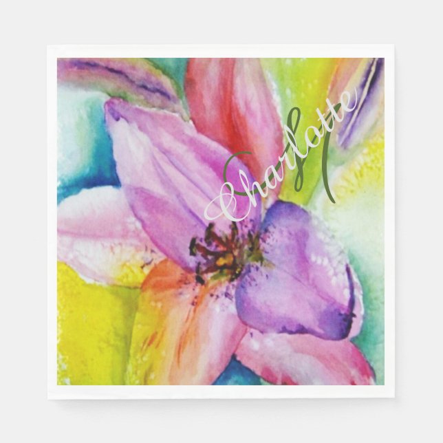 Serviette En Papier Fun Baby shower Party (Devant)