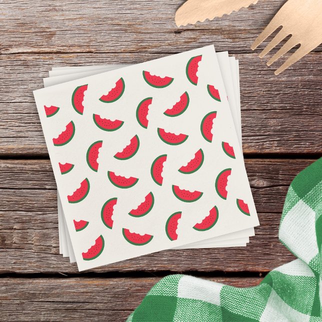 Serviette En Papier Fun été Red Watermelon Motif (Créateur téléchargé)