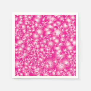 Serviette En Papier Fun PINK Abstrait Encre Super motif