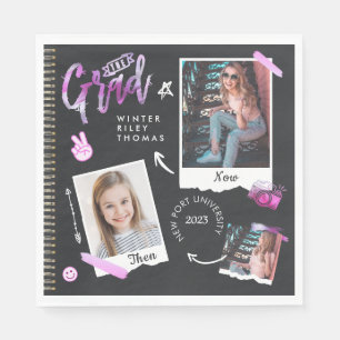 Serviette En Papier Fun Scrapbook Photo Album Notebook Puis & Maintena
