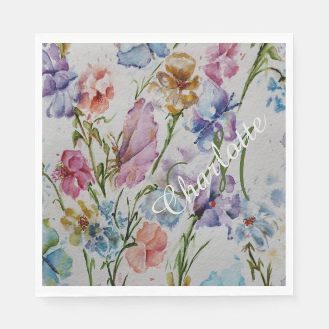 Serviette En Papier Fun Summer Jardin Party (Devant)