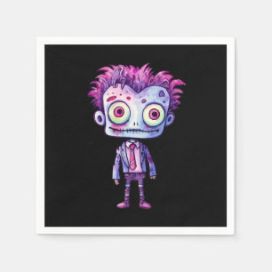 Serviette En Papier Funny Frankenstein Monster Halloween Fun