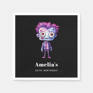 Serviette En Papier Funny Frankenstein Monster Halloween Fun Anniversa