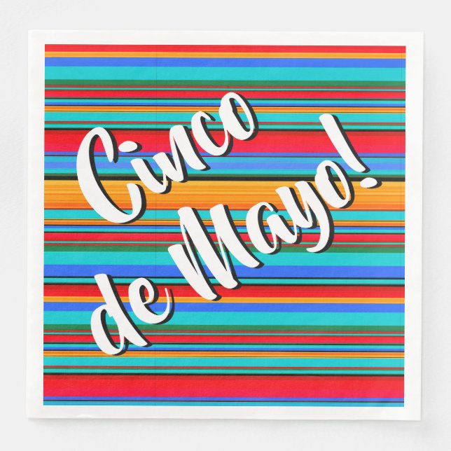 Serviette En Papier Funny Lime With Sombrero Party (Devant)