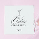 Serviette En Papier Funny Martini Olive Bar Restaurant Cocktail<br><div class="desc">Amusant Martini Olive Bar Restaurant Cocktail Serviettes</div>