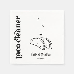 Serviette En Papier Funny Taco Cleaner Mariage Napkin