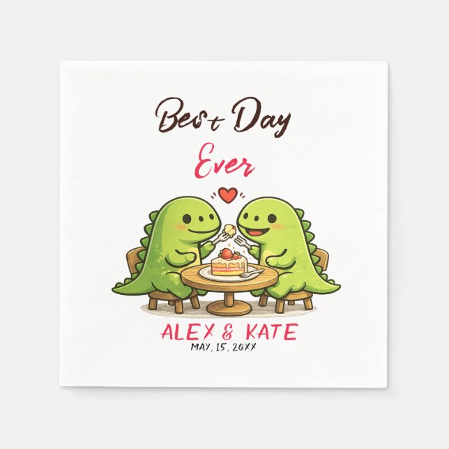 Serviette En Papier Funny Wedding  (Devant)