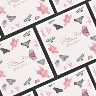 Serviette En Papier Futur papier de Fête des mariées de Mme Blush Ling