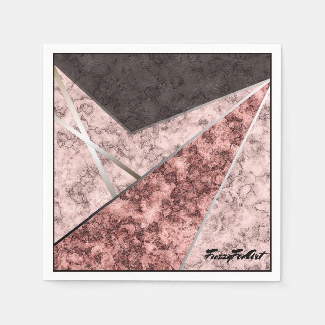 Serviette En Papier FuzzyFoxArt (Devant)