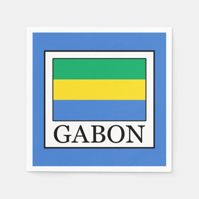 Serviette En Papier Gabon (Devant)