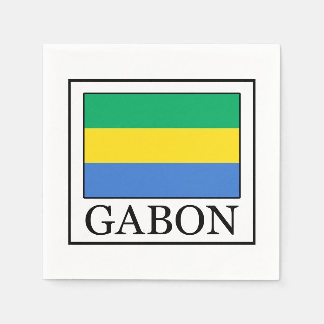 Serviette En Papier Gabon (Devant)