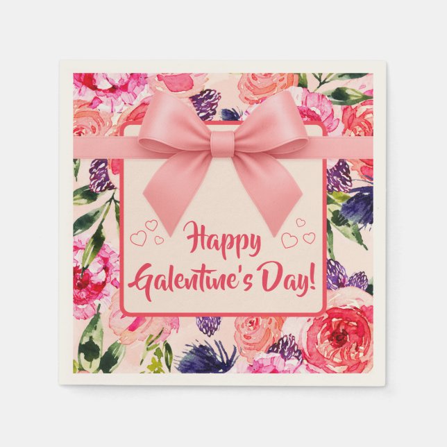 Serviette En Papier Galantine's Day Napkins (Devant)