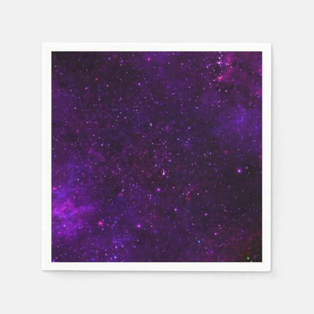 Serviette En Papier Galaxie et étoiles (Devant)