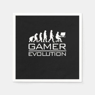 Serviette En Papier Gamer Gift   Évolution des gamers