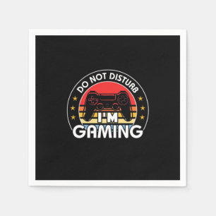 Serviette En Papier Gamer Gift   Je Joue Ne Disturbe Pas