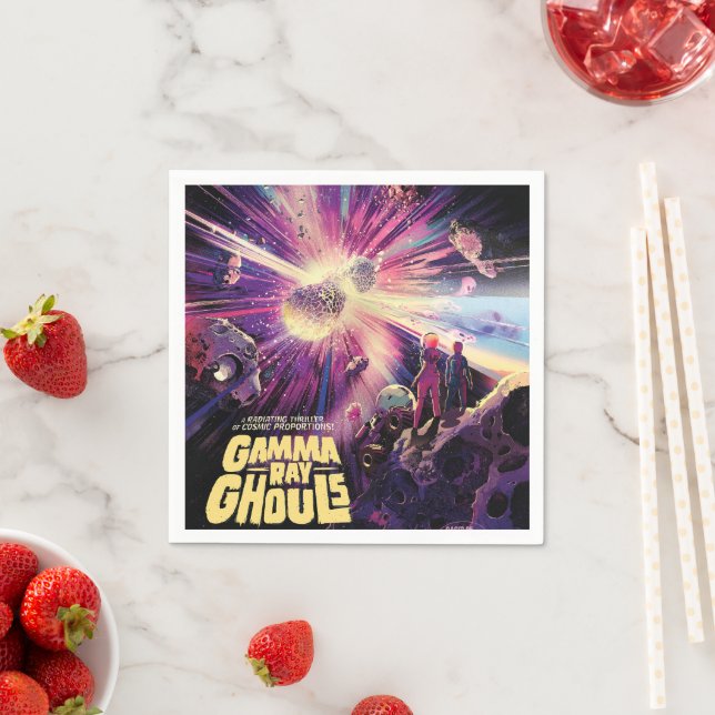 Serviette En Papier Gamma Ray Burst Pulsars Kilonova Collision cosmiqu (En situation)