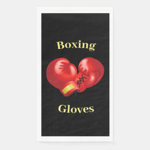 Serviette En Papier Gants de boxe Design Serviettes d'hôtes serviettes