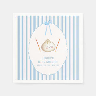 Serviette En Papier Garçon Mignon Bleu Bébé Fête de Naissance Arc Asia