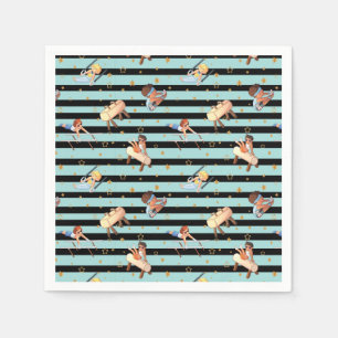 Serviette En Papier Garçons Gymnastique Anneaux Parallel Bars Pommel H