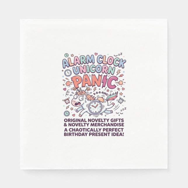 Serviette En Papier Garde du Royaume Licorne Conception Vectorielle Ad (Devant)
