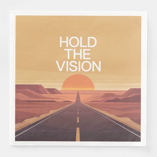Serviette En Papier Garder La Vision (Devant)