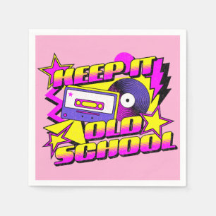 Serviette En Papier Gardez l'ancienne école