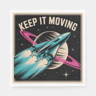 Serviette En Papier Gardez-le en mouvement