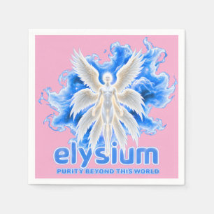 Serviette En Papier Gardien Ange des Ailes de l'Élysée Céleste Pop Art