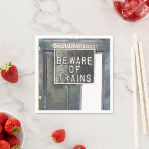 SERVIETTE EN PAPIER GARE