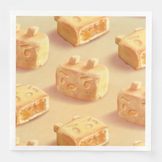 Serviette En Papier Gâteau à l'ananas (Devant)