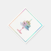 Gâteau à licorne magique | Imaginaire Watercolor P