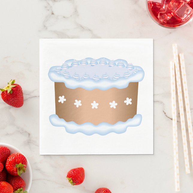 Serviette En Papier Gâteau décoré (Créateur téléchargé)