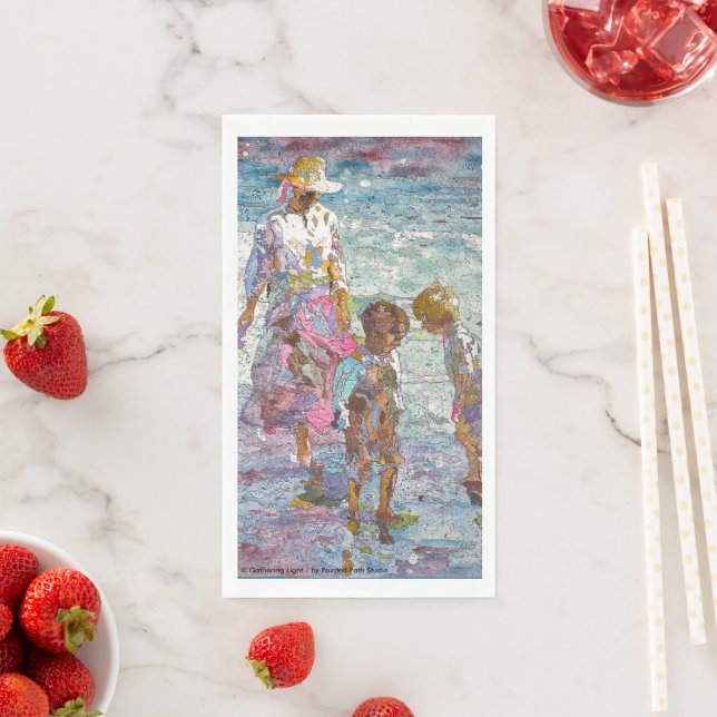 Serviette En Papier Gathering Light (En situation)