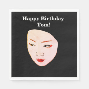 Serviette En Papier Geisha