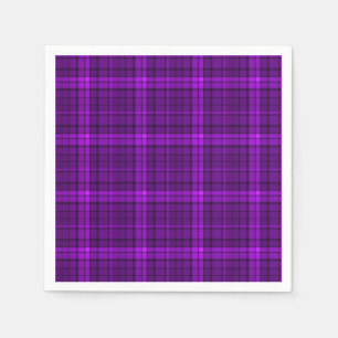 Serviette En Papier Géométri abstrait sans à damiers