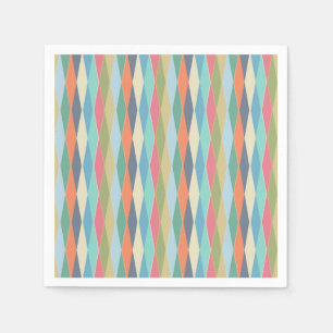 Serviette En Papier Géometric, abstract.