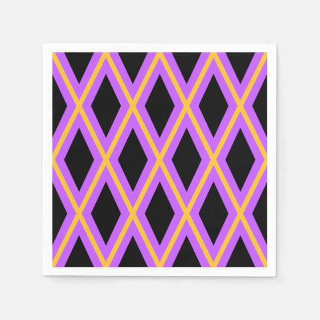 Serviette En Papier Geometric Pattern (Devant)