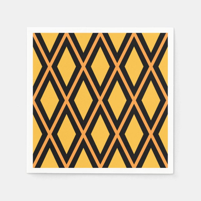 Serviette En Papier Geometric Pattern (Devant)