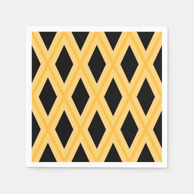 Serviette En Papier Geometric Pattern (Devant)