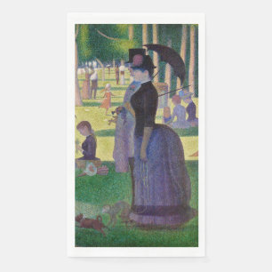 Serviette En Papier Georges Seurat - Un dimanche après-midi à l'Île de