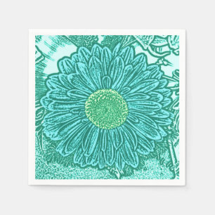 Serviette En Papier Gerbera Daisy