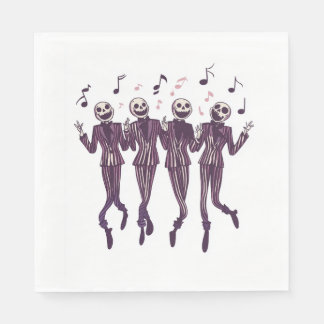 Serviette En Papier Ghost Barbershop Quartet