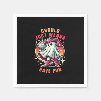 Serviette En Papier Ghouls Veut Juste Avoir Amusant Retro Disco