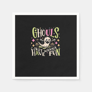 Serviette En Papier Ghouls veut juste avoir un design Déplaisant amusa