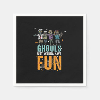 Serviette En Papier Ghouls veut juste s'amuser amusant Zombies amusant