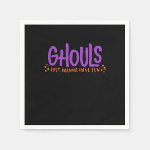Serviette En Papier GHOULS Veux Juste S'Amuser Aménagé