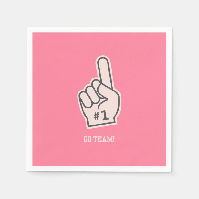 Serviette En Papier Gillette de football (Devant)