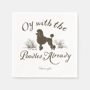 Serviette En Papier Gilmore Girls Oy avec les PoodlesDesign