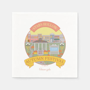 Serviette En Papier Gilmore Girls   Stars Hollow Festival d'automne