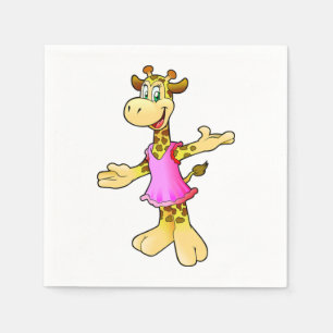 Serviette En Papier Girafe